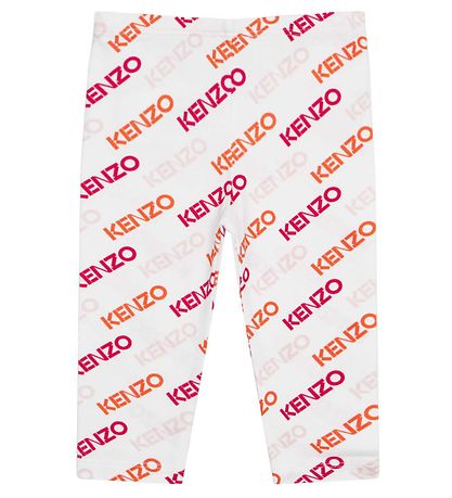 Kenzo Leggings - Weiß m. Print