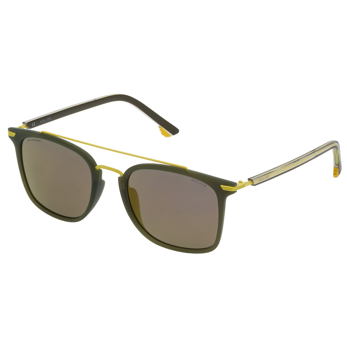 Police Lunettes de soleil Mixtes vertes