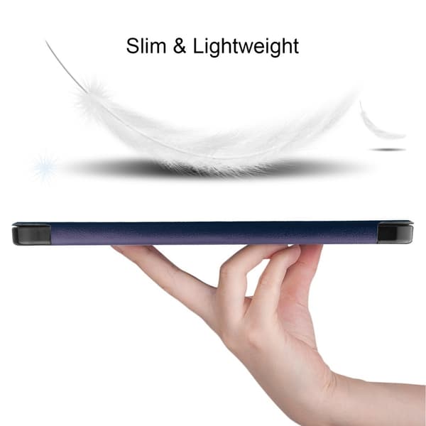 Til iPad Air 11 (2024) Slim Fit Tri-Foldbart Pennebrett - Mørkeblå