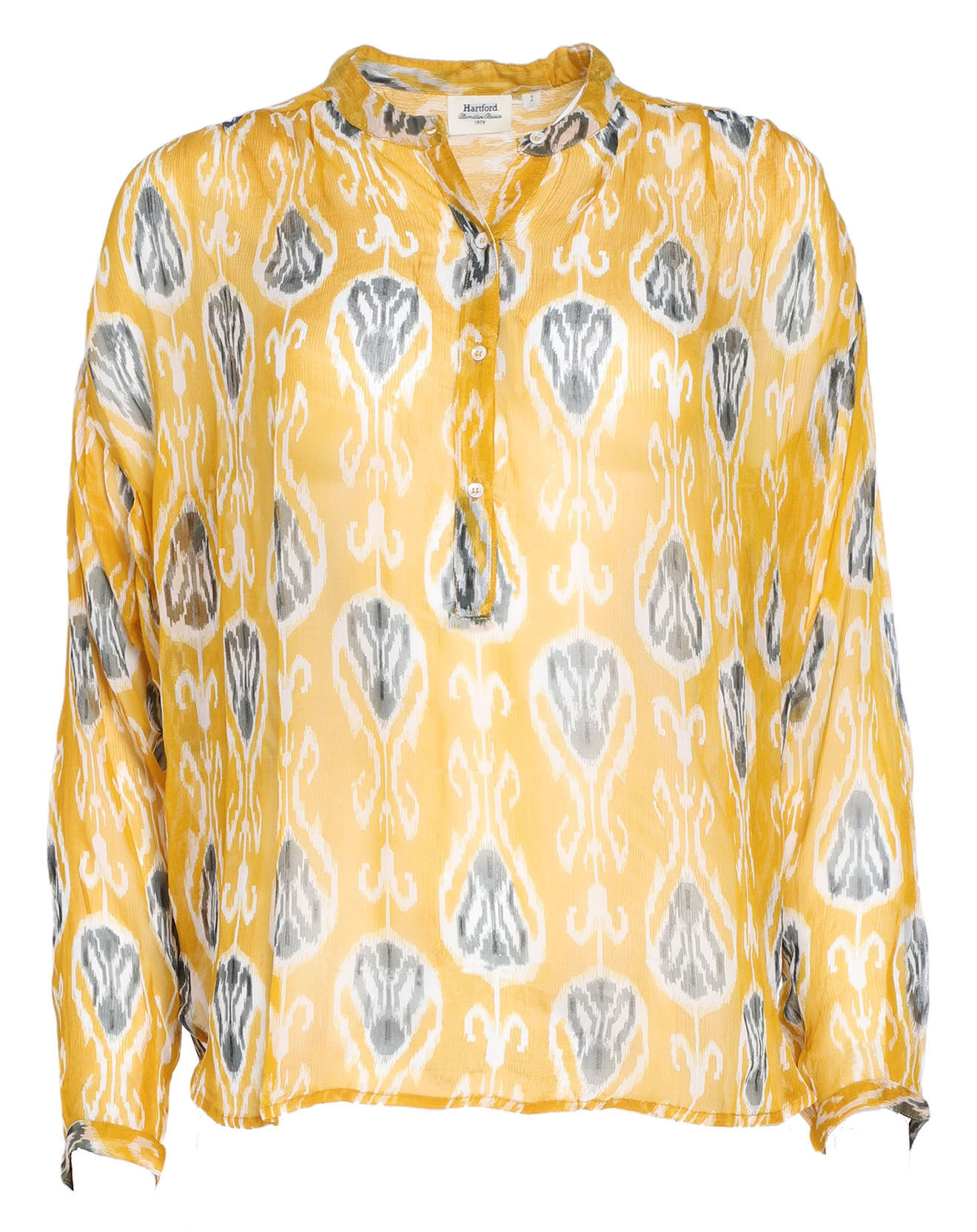 Hartford Blouse Canda imprimée jaune