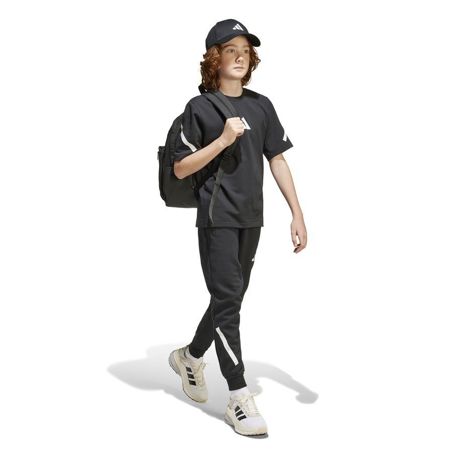 adidas Bas de Survêtement Z.N.E. Tapered - Noir/Blanc Enfant