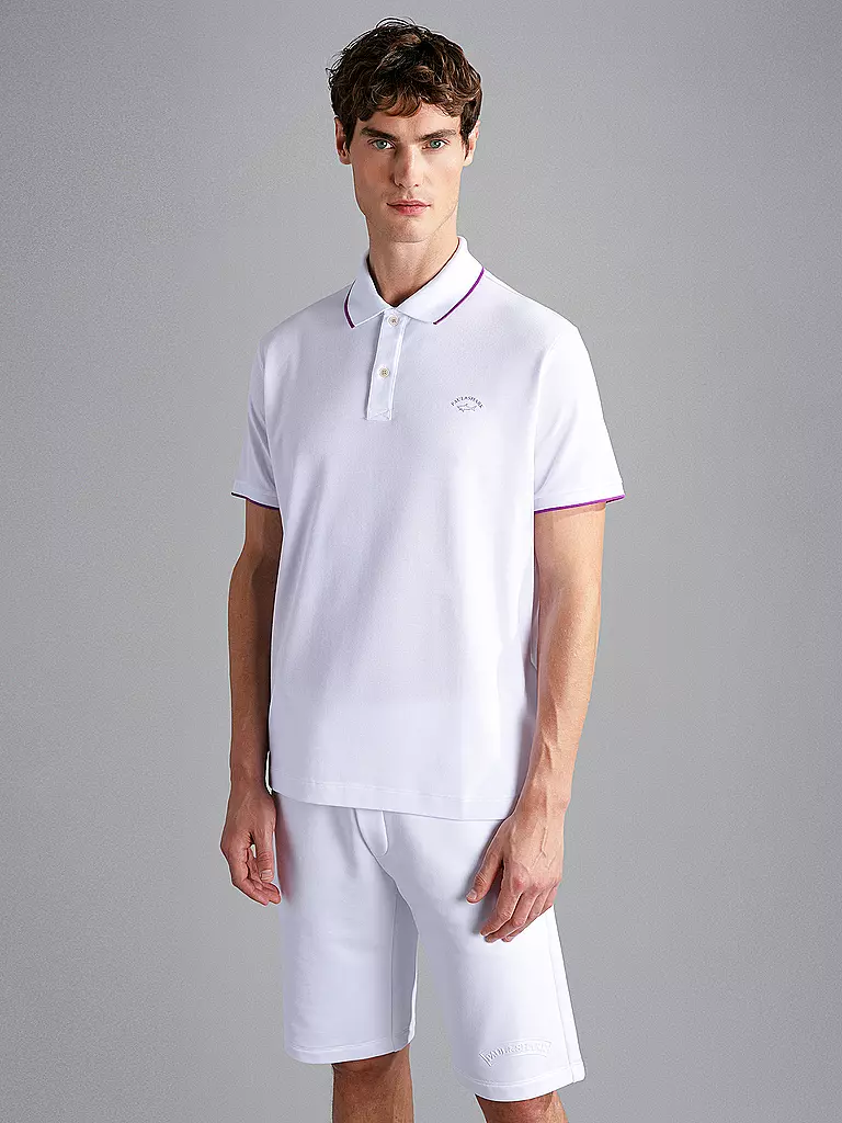 PAUL & SHARK Poloshirt weiss