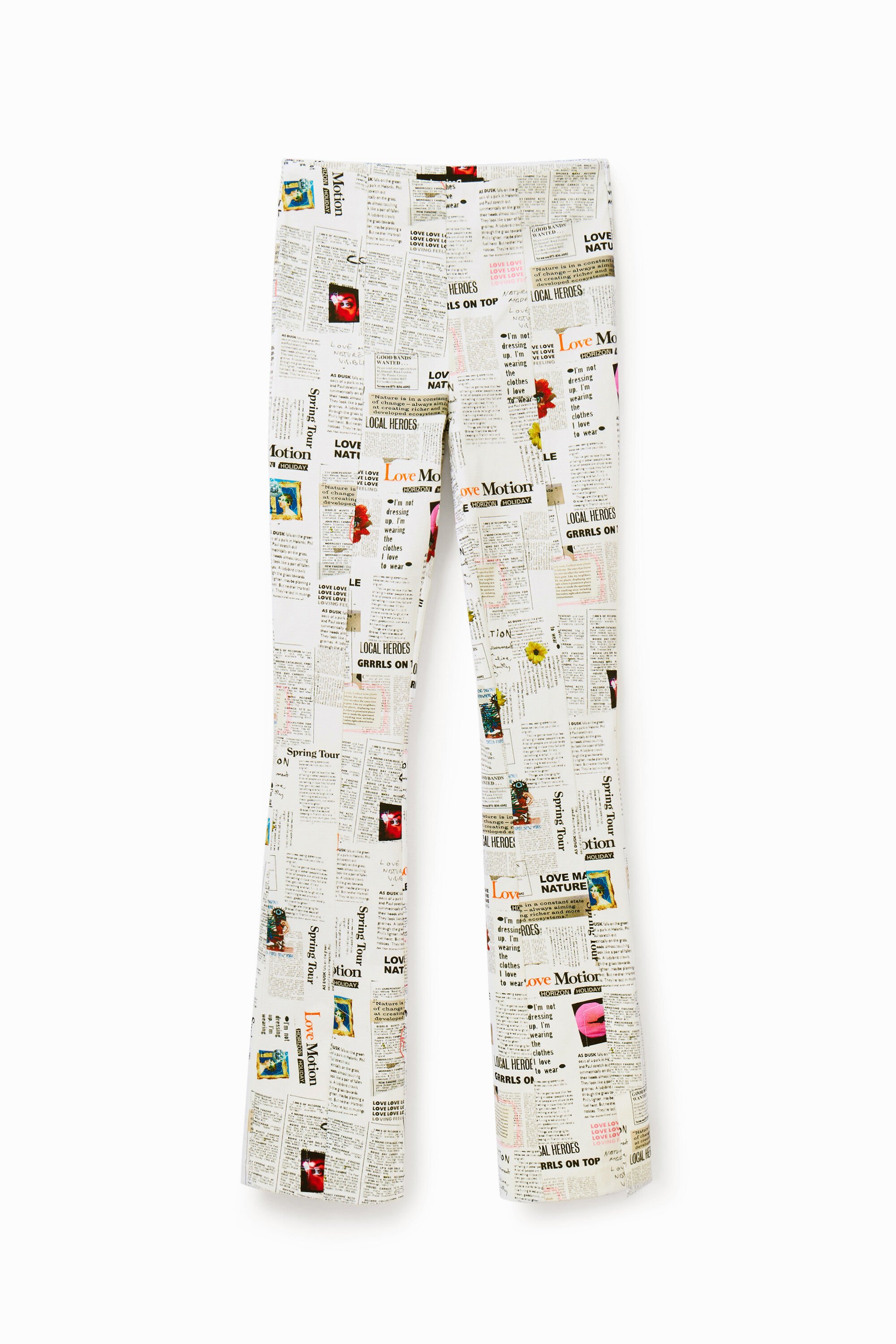 Pantalon ouvertures journal