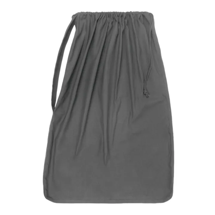 The Organic Company Panier de rangement en coton bio | Gris foncé