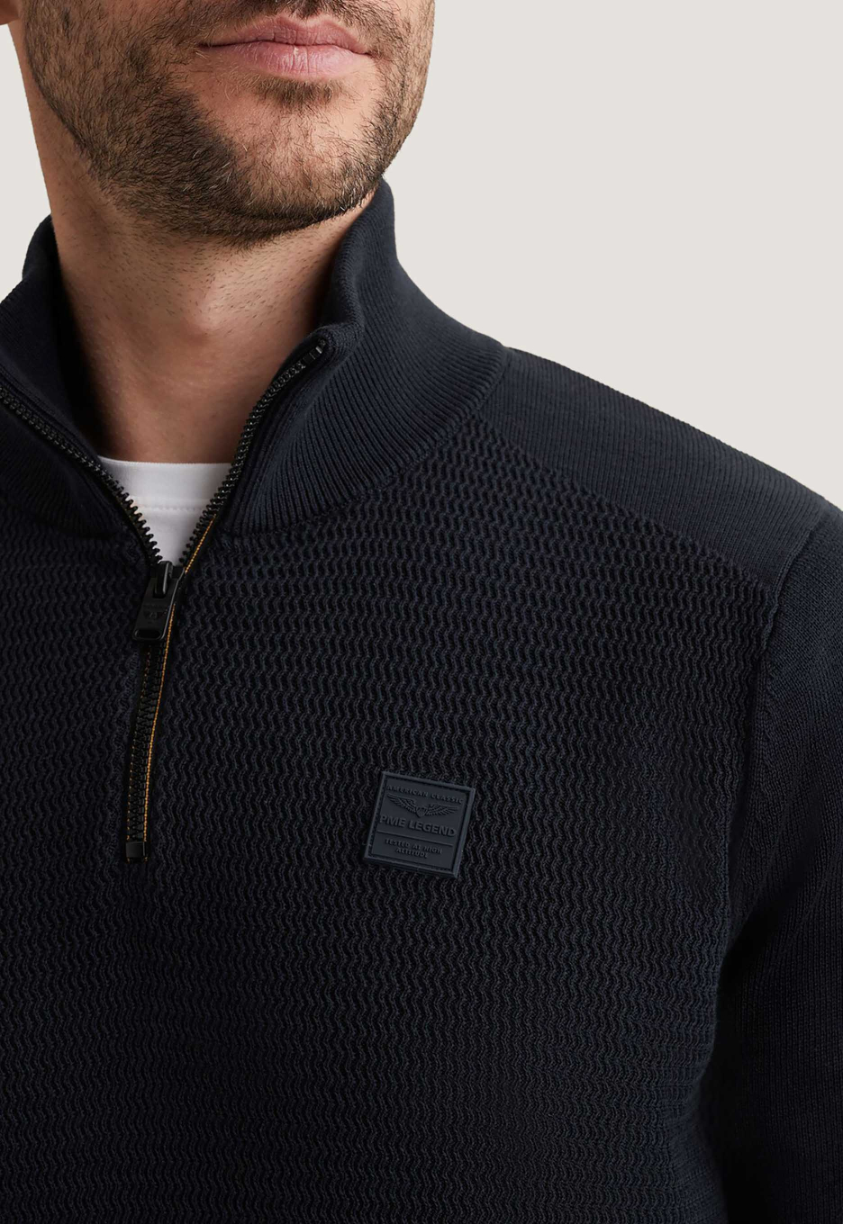 PME Legend Cotton/Modal Half Zip Trui