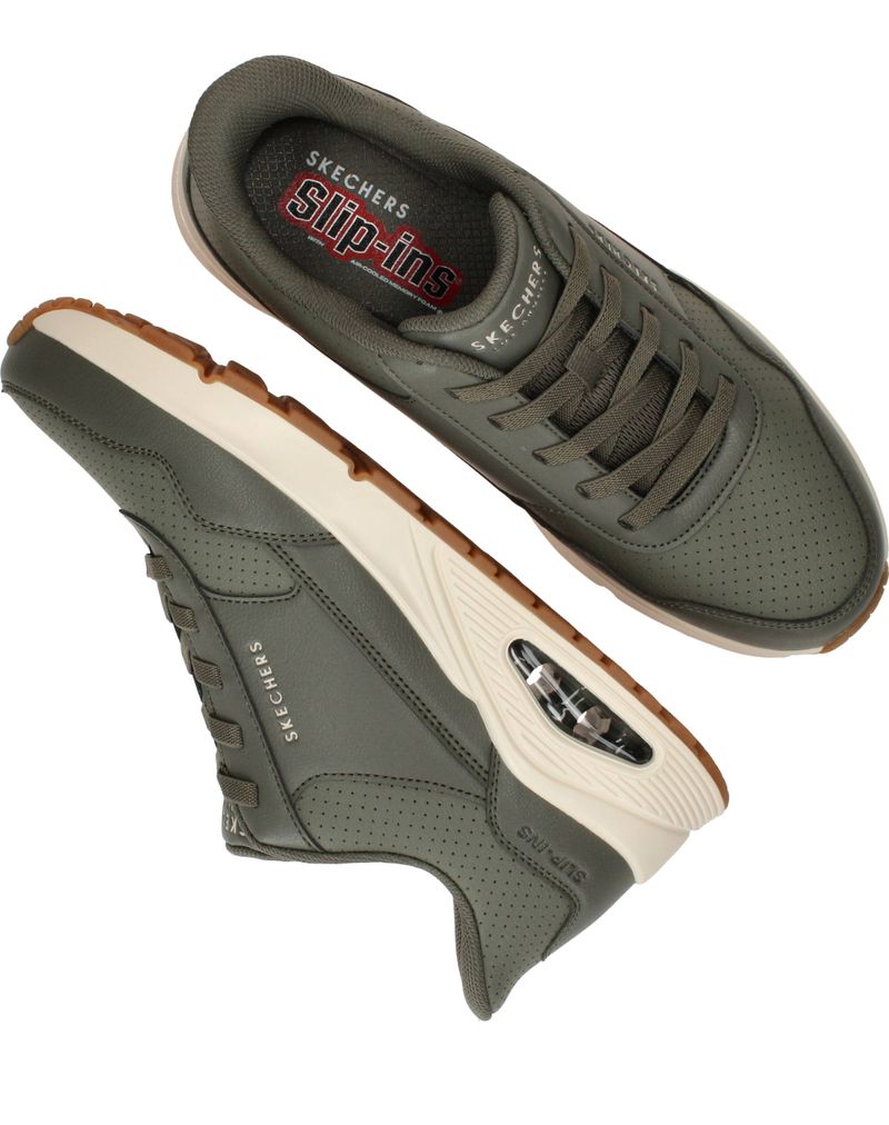 Skechers Slip-Ins Uno Banksia Sneakers Groen Heren