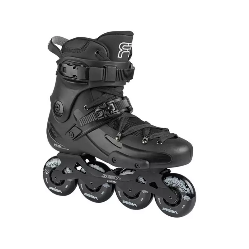 Roller en ligne Freeskate SEBA FR1 80 2016 Black