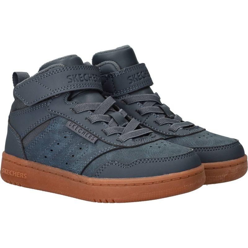 Skechers Quick street Veterboots Blauw Jongens