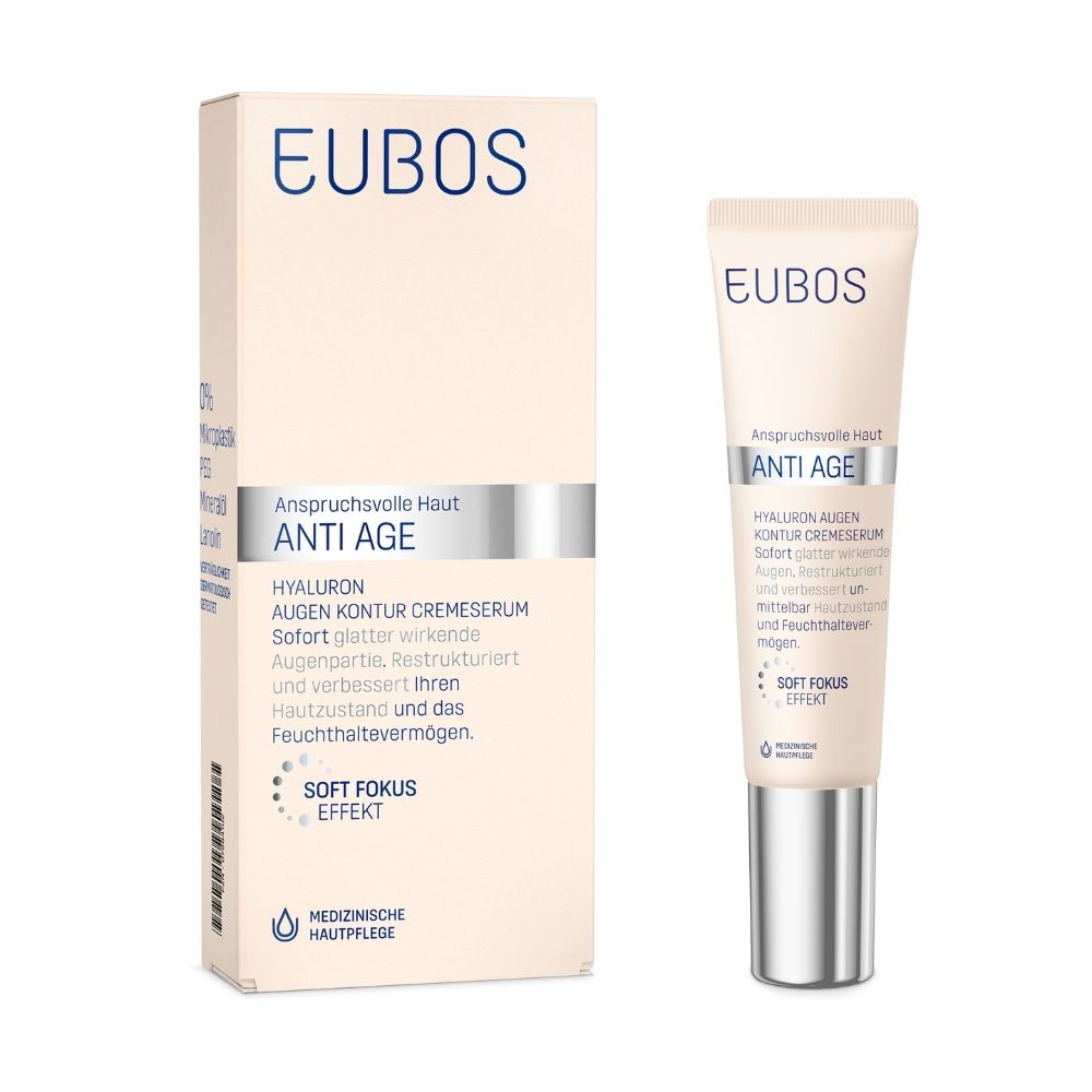 EUBOS® Anti Age Hyaluron Augen Kontur CremeSerum