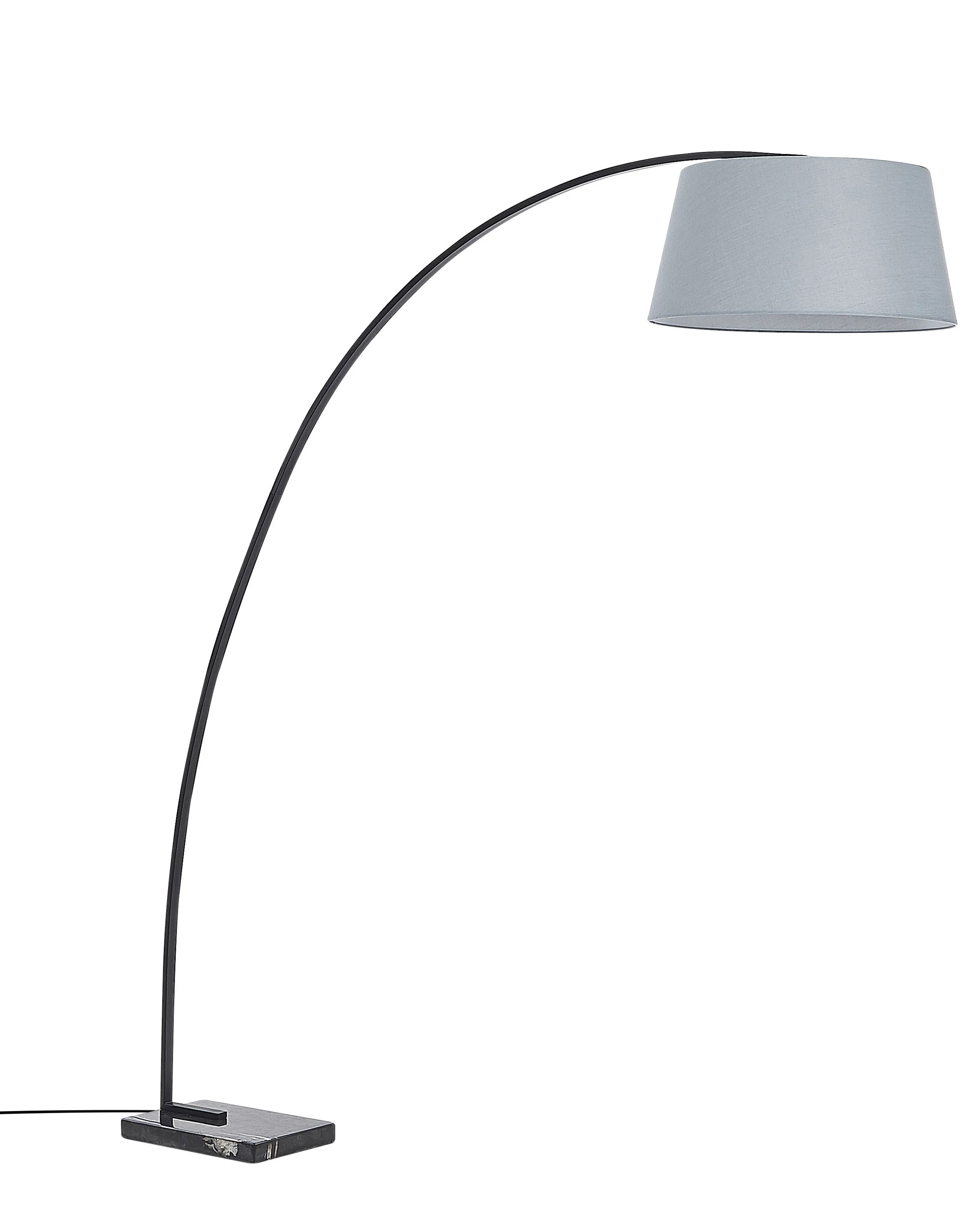 Staande lamp BENUE Metaal Grijs