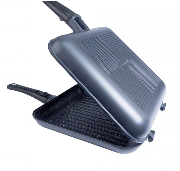 Poêle Ridgemonkey Connect Pan & Griddle XXL Granite Edition