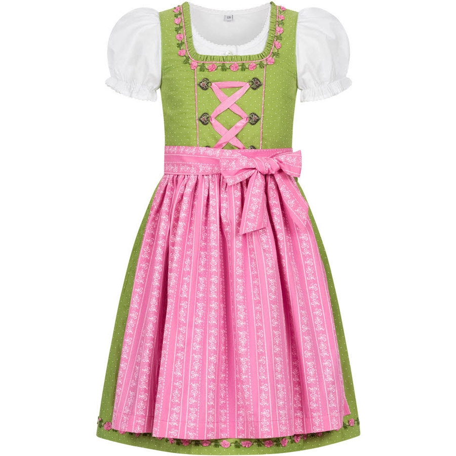 Nübler Kinderdirndl 3-teilig Lulu Grün