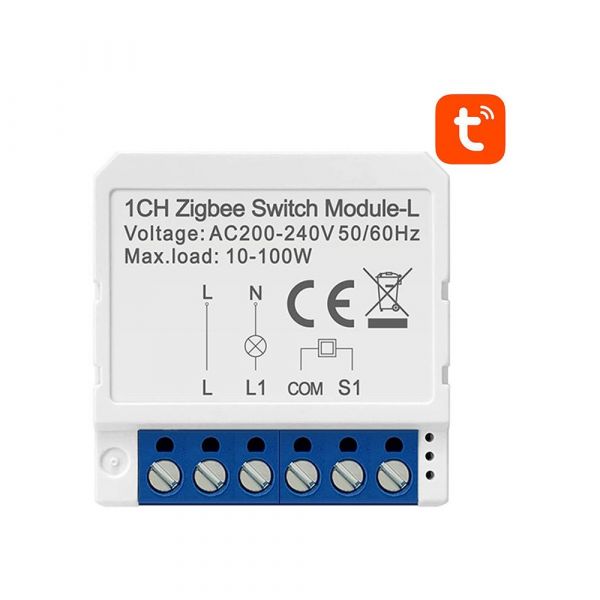 AVATTO Relé Smart Switch LZWSM16-W1 s/Neutro