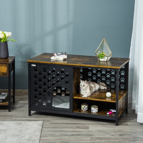 Cama multifuncional para gatos PawHut