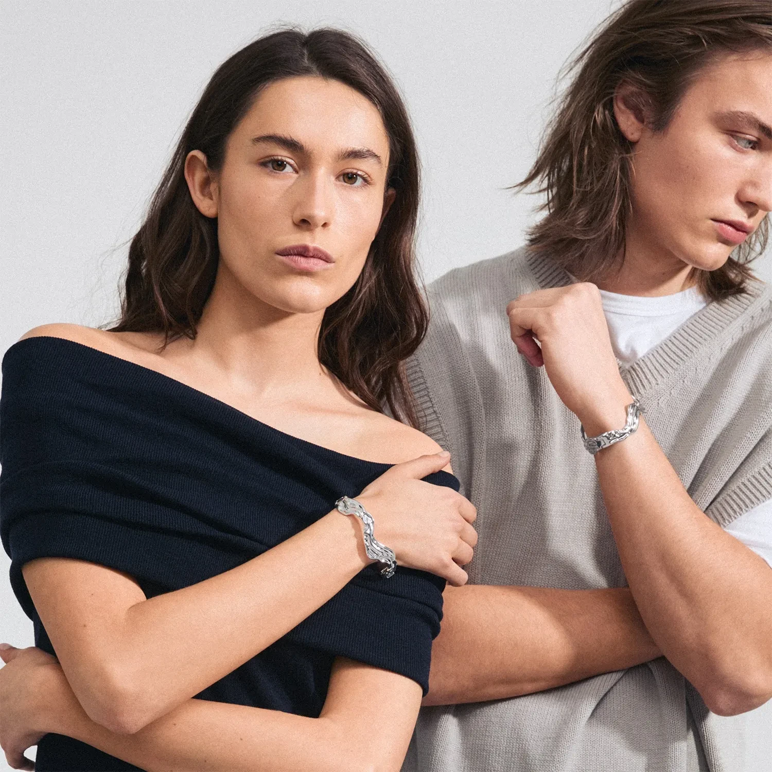 Pilgrim Feel Armbånd Sølvbelagt Messing 122446002
