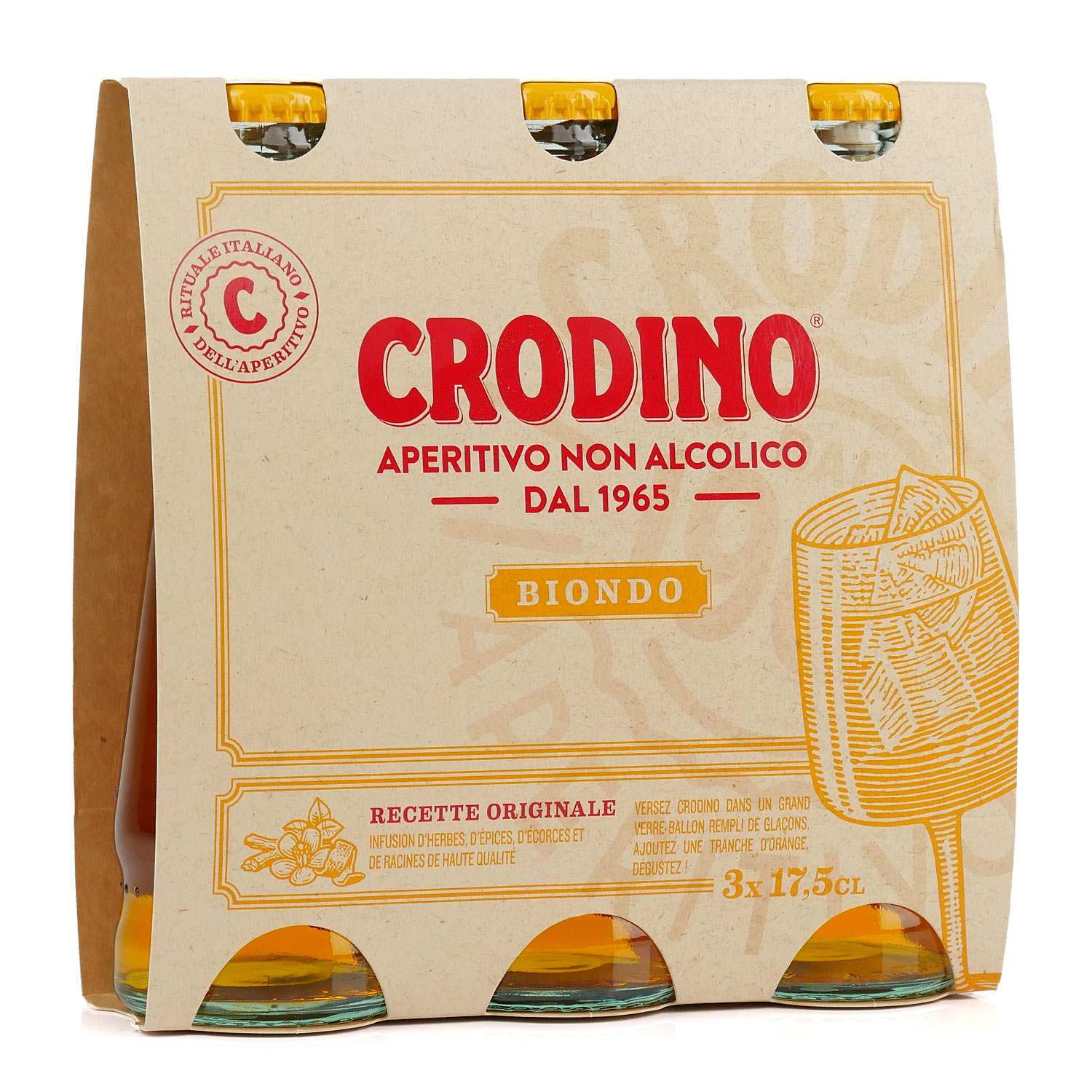 Crodino - Apéritif italien sans alcool - Crodino