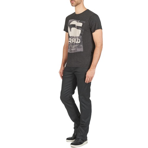 G-Star Raw - 3302 STRAIGHT STRETCH - Noir