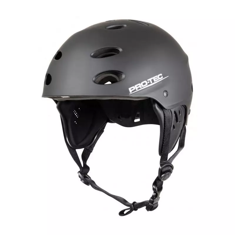 Casque Wakeboard, Kitesurf et Windsurf PRO-TEC Ace Wake Rubber Black