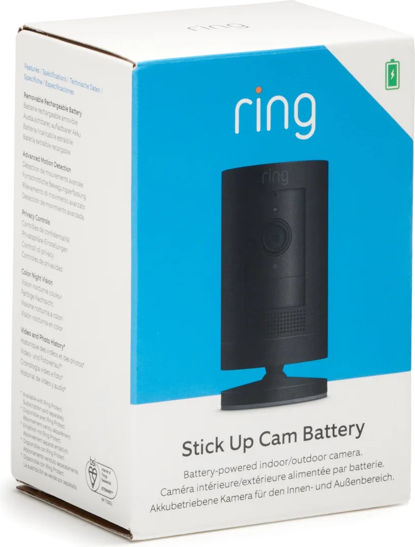 Ring Stick Up Cam Battery Noir Caméra de surveillance