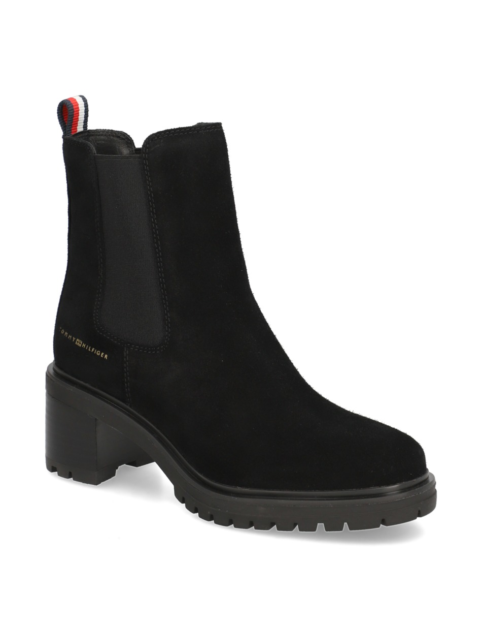 ESSENTIAL MIDHEEL SUEDEBOOTIE