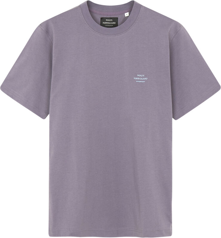 Mads Nørgaard - Copenhagen Cotton Jersey Frode Emb Logo Tee Grå