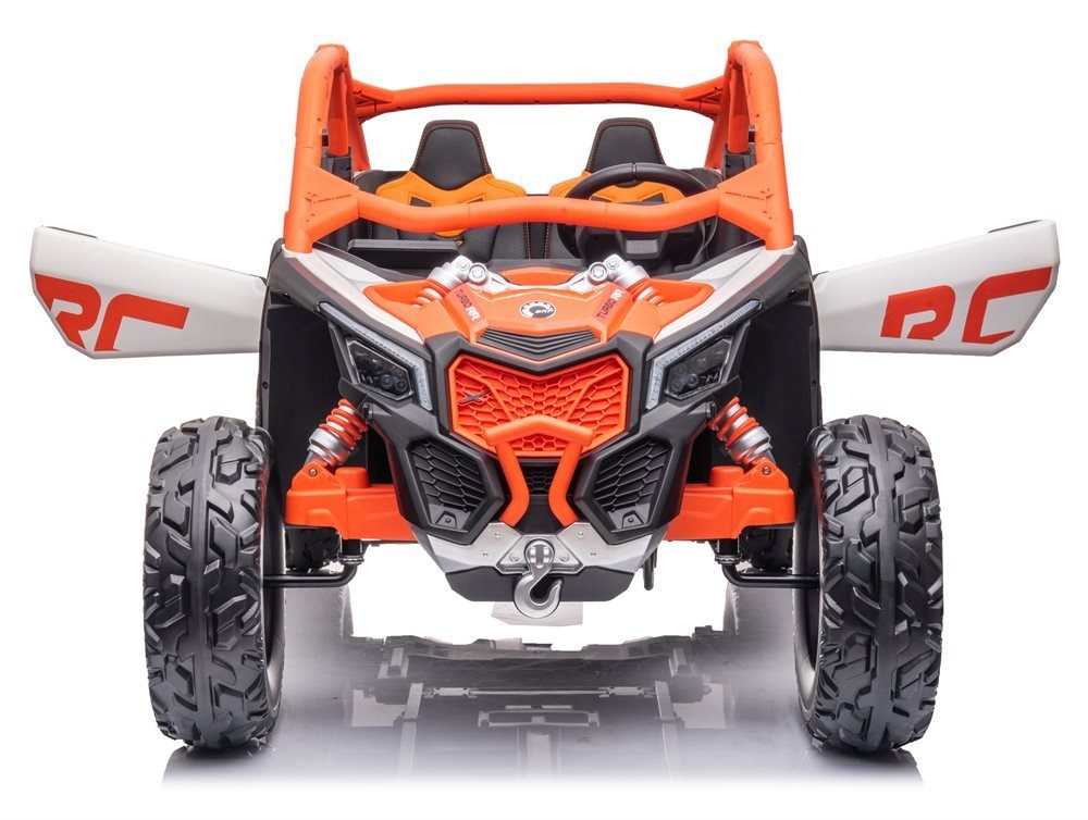 Carrinho elétrico infantil CAN-AM Maverick UTV com 4 motores de 200 watts.