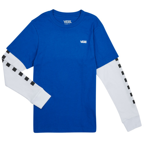 Vans - LONG CHECK TWOFER - Bleu / Blanc