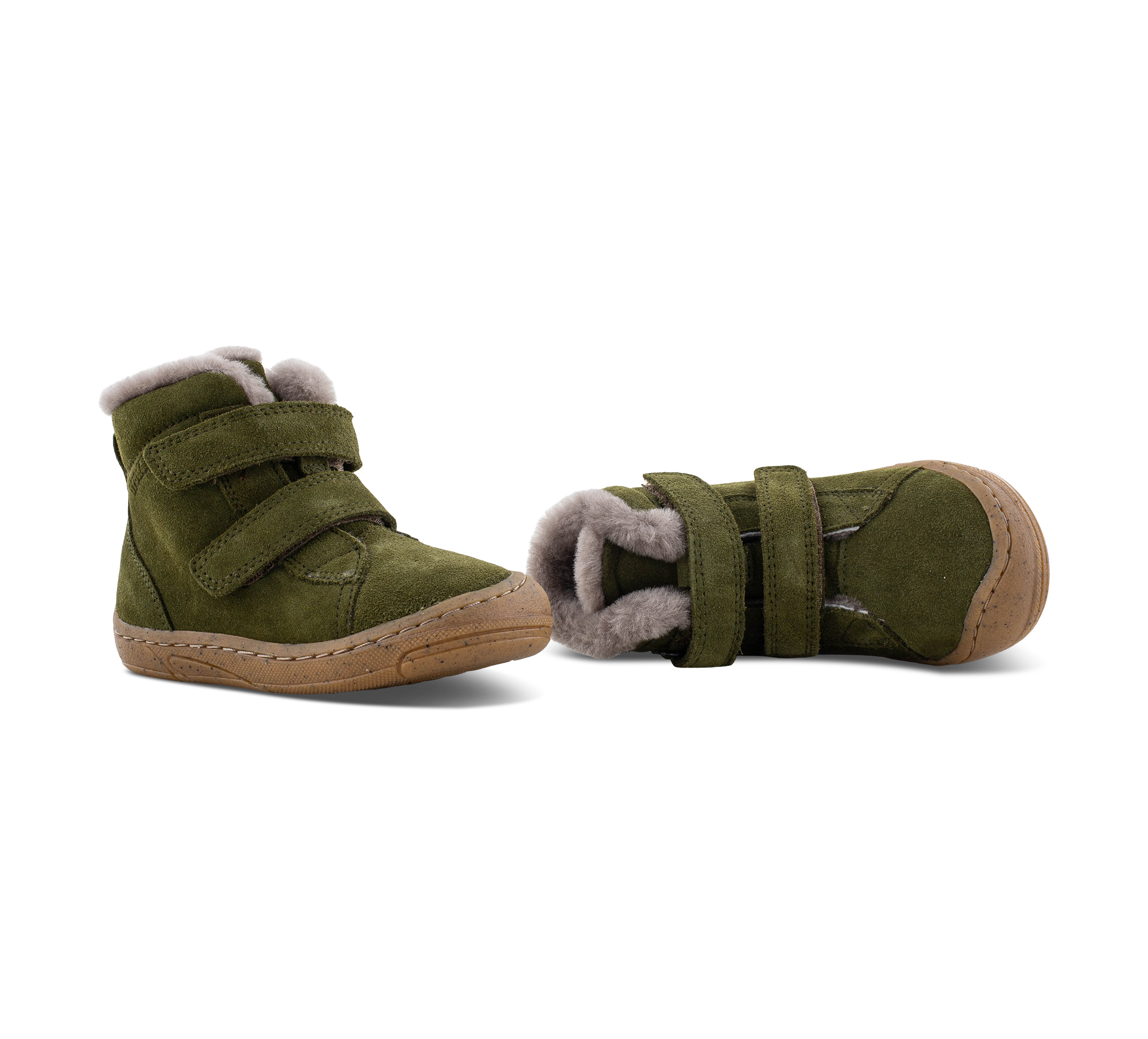 Froddo Minni Suede Velcro - Winterschuhe grün