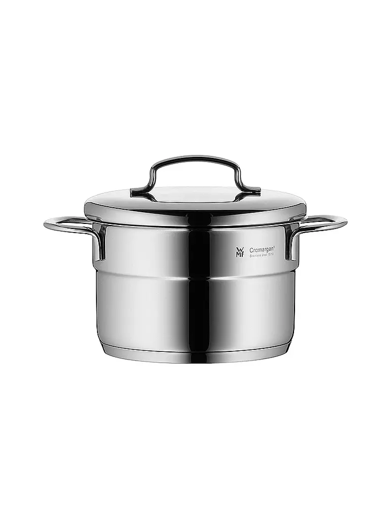 WMF Mini Fleischtopf mit Deckel 14cm silber