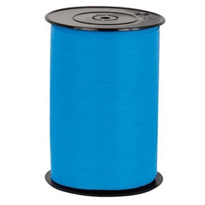 Logistipack - Bolduc relief mat - ruban d'emballage 1 cm x 250 m - bleu