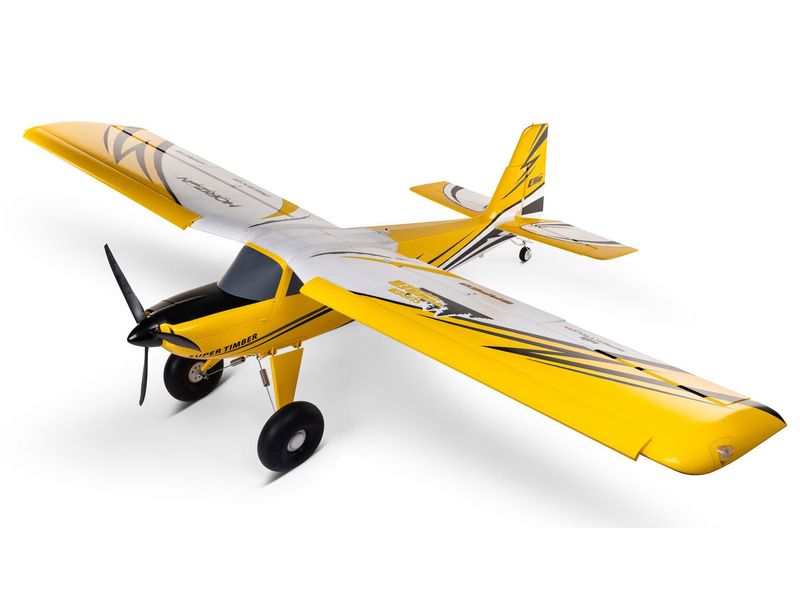E-flite Motorflugzeug Super Timber 1727 mm BNF Basic Robustes STOL Flugmodell mit Spektrum Technik