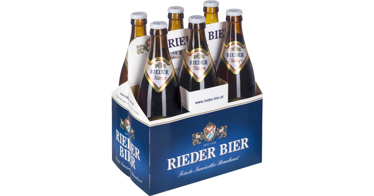 Rieder Märzen Tray 6x 0,5 Liter (Mehrweg)