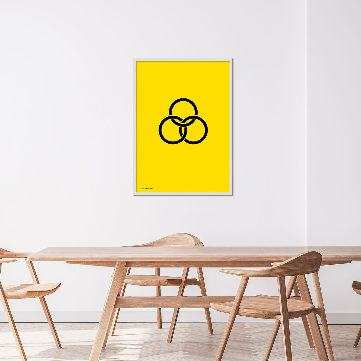 AC Horsens Plakat Logo 50x70 cm