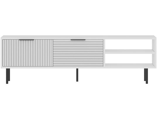 CONCEPT1 - Meuble TV Venus blanc 150 x 30 x h45 cm