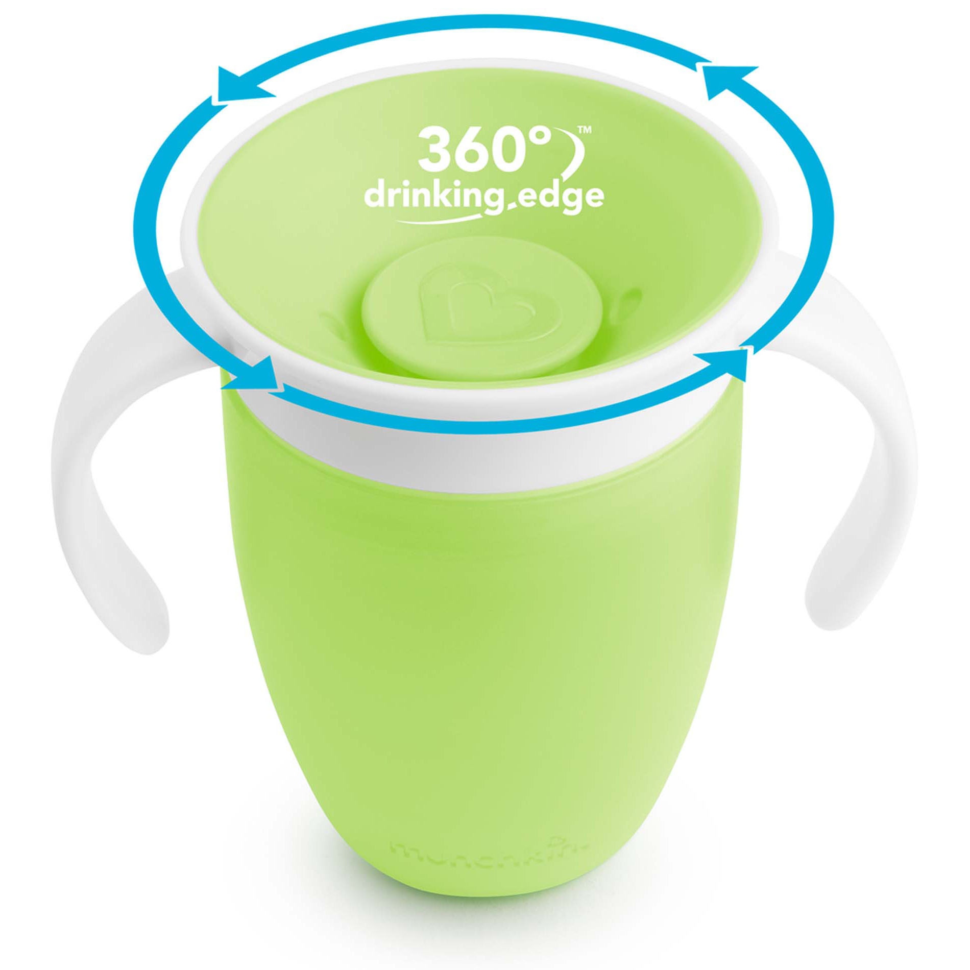 Munchkin drinkbeker miracle 360 graden 207ml 6+ maanden groen