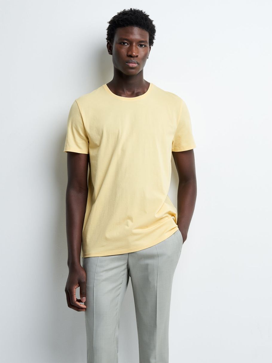 Tee-shirt en coton supima® uni