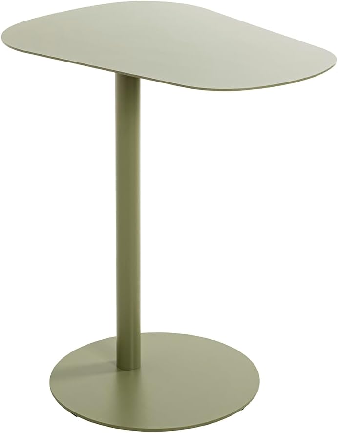 HAKU Möbel Beistelltisch, Schilfgrün, Metall - Maße: B 53 x H 60 x T 38 cm, Style: Modern
