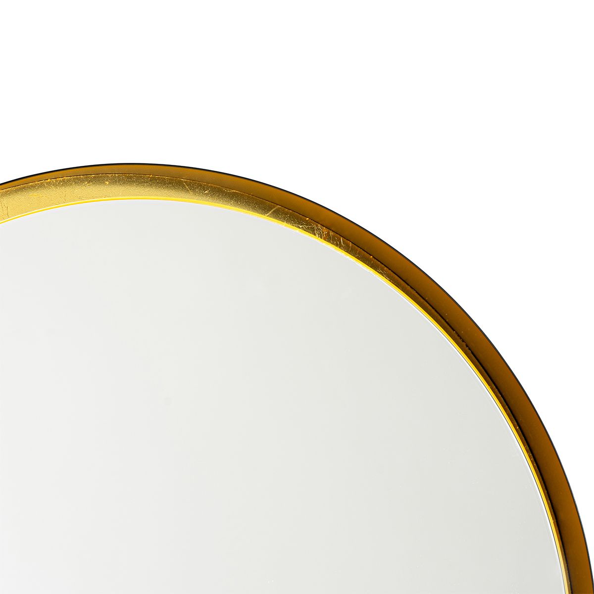 Badkamerspiegel zwart met goud incl. LED en touch dimmer - Pim
