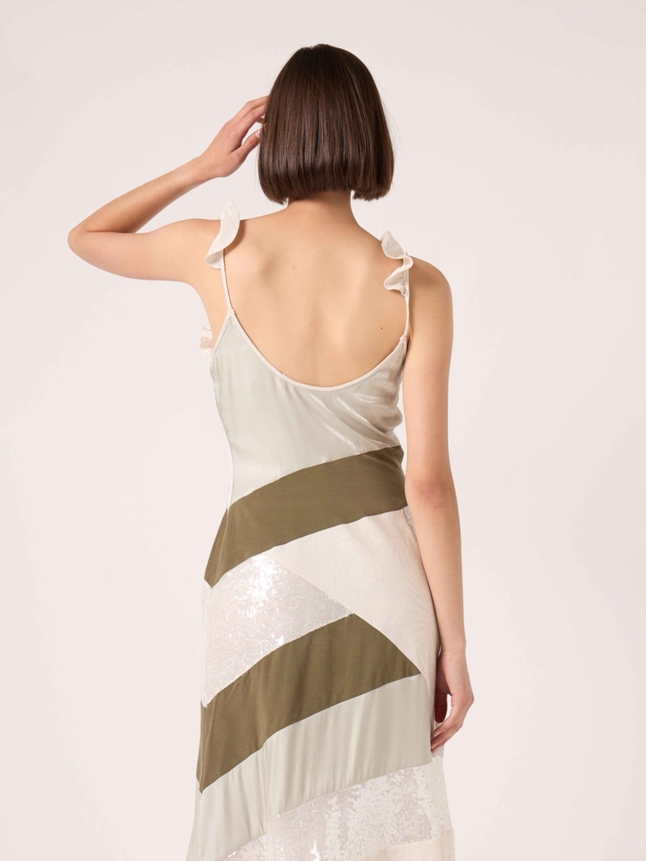 Robe longue upcyclée