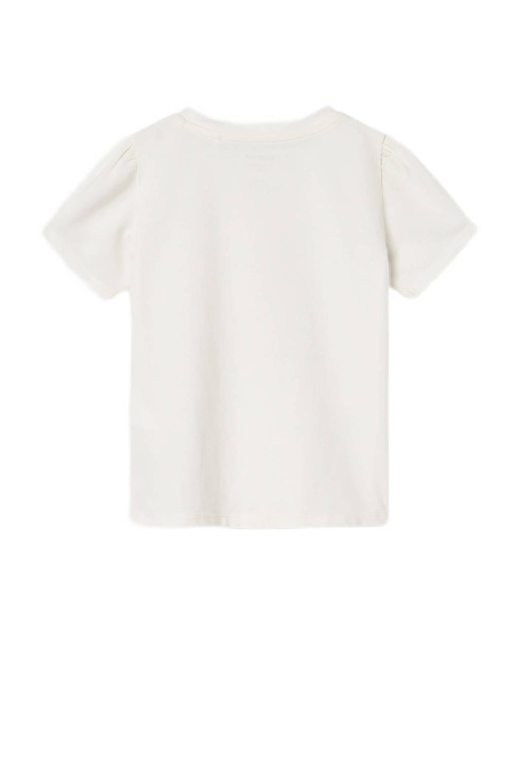 NAME IT T-shirt NMFFAE met printopdruk wit