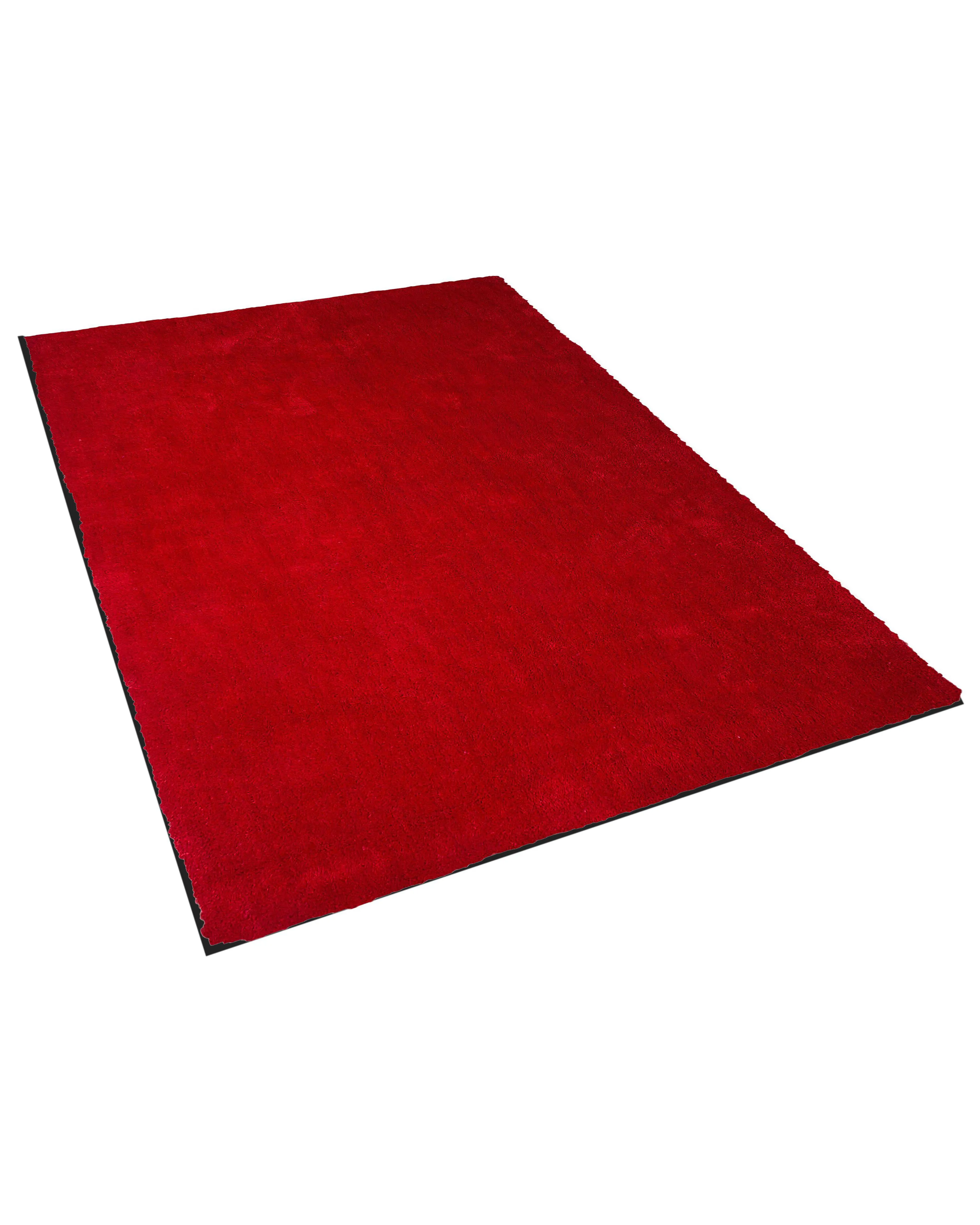 Hoogpoligvloerkleed DEMRE Rood 200 x 300 cm