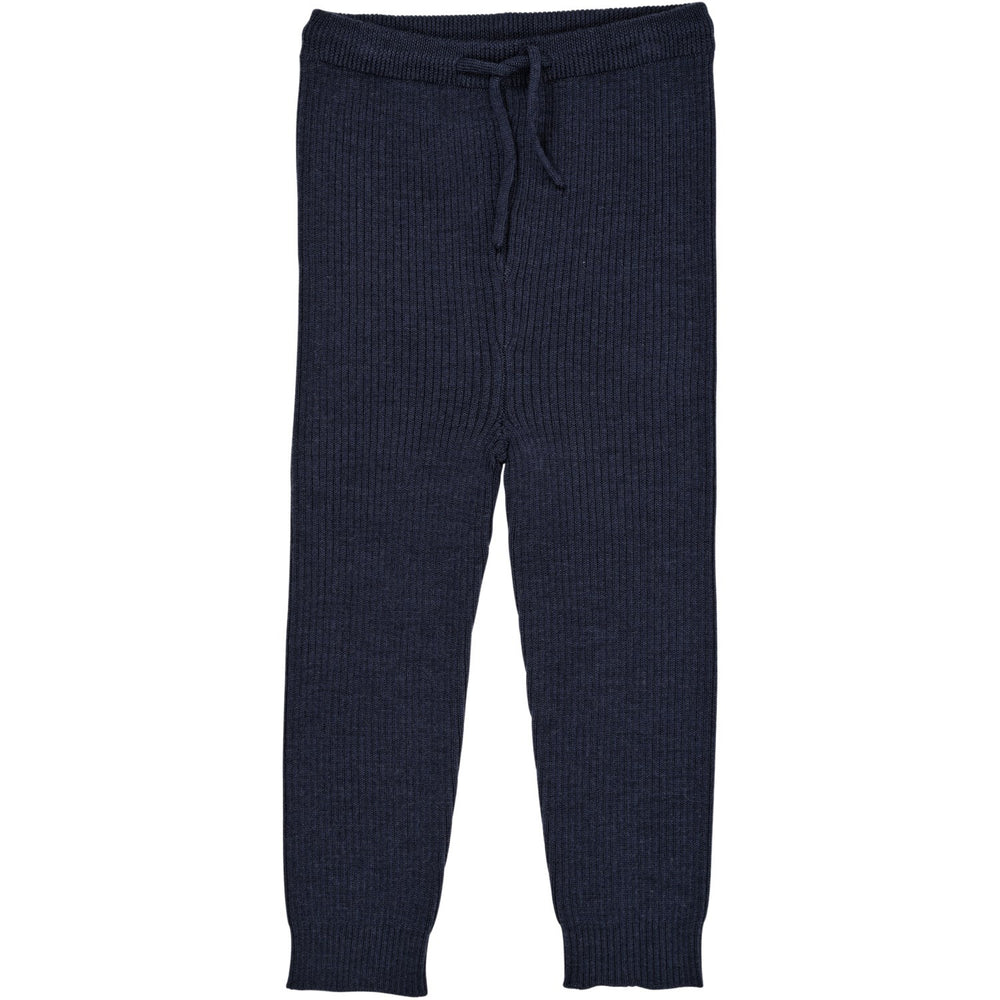 Køb Copenhagen Colors Navy Merino Classic Rib Leggings M. Snore