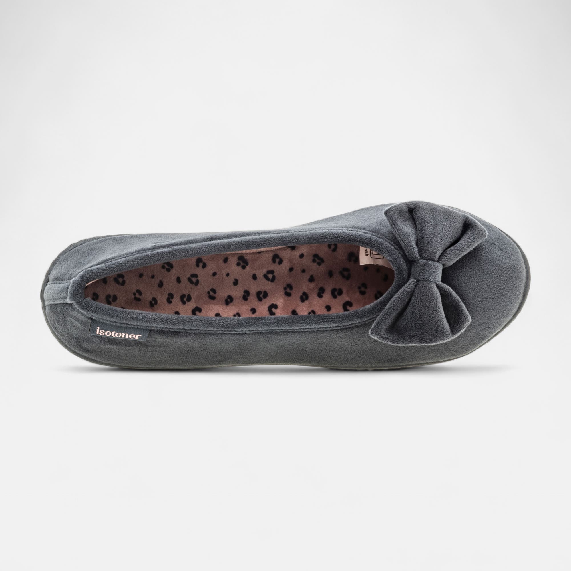 Chaussons ballerines Femme gris