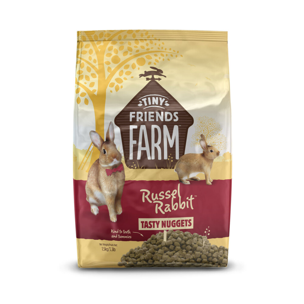 Tiny Friends Farm Russel Rabbit Tasty Nuggets 1,5 kg