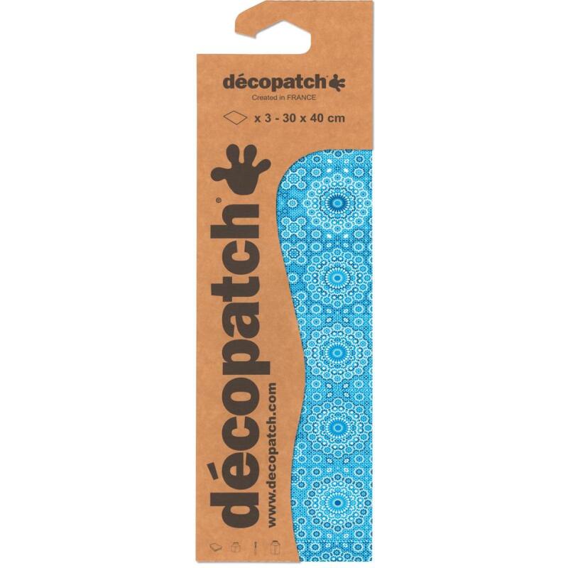 Pochette 3 Feuilles Identiques Ref 622 - Bleu