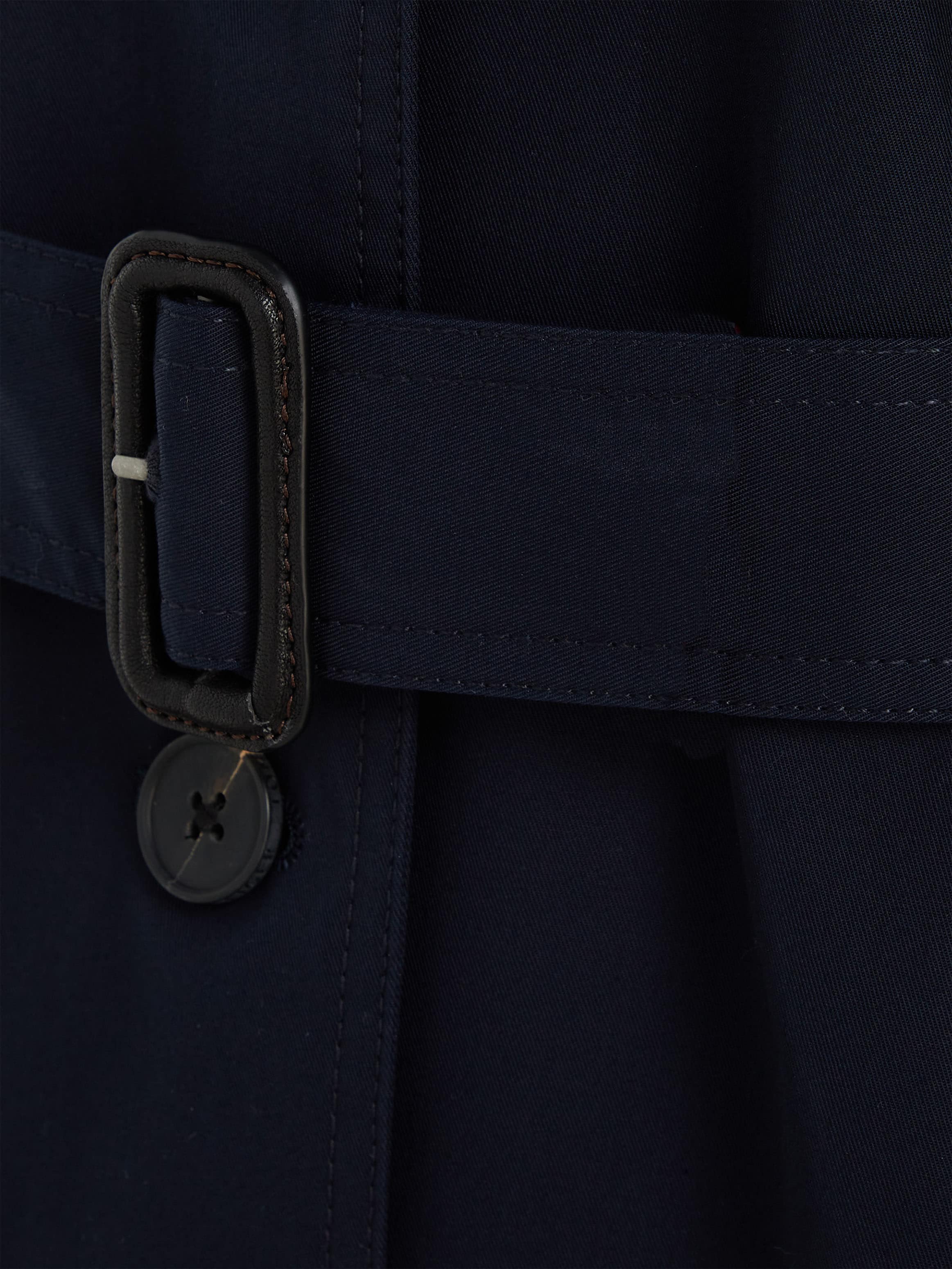 Tommy Hilfiger Langjacke »HERITAGE SINGLE BREASTED TRENCH« mit den typischen Trenchdetails & Tommy Streifen als Gürtelschlaufe