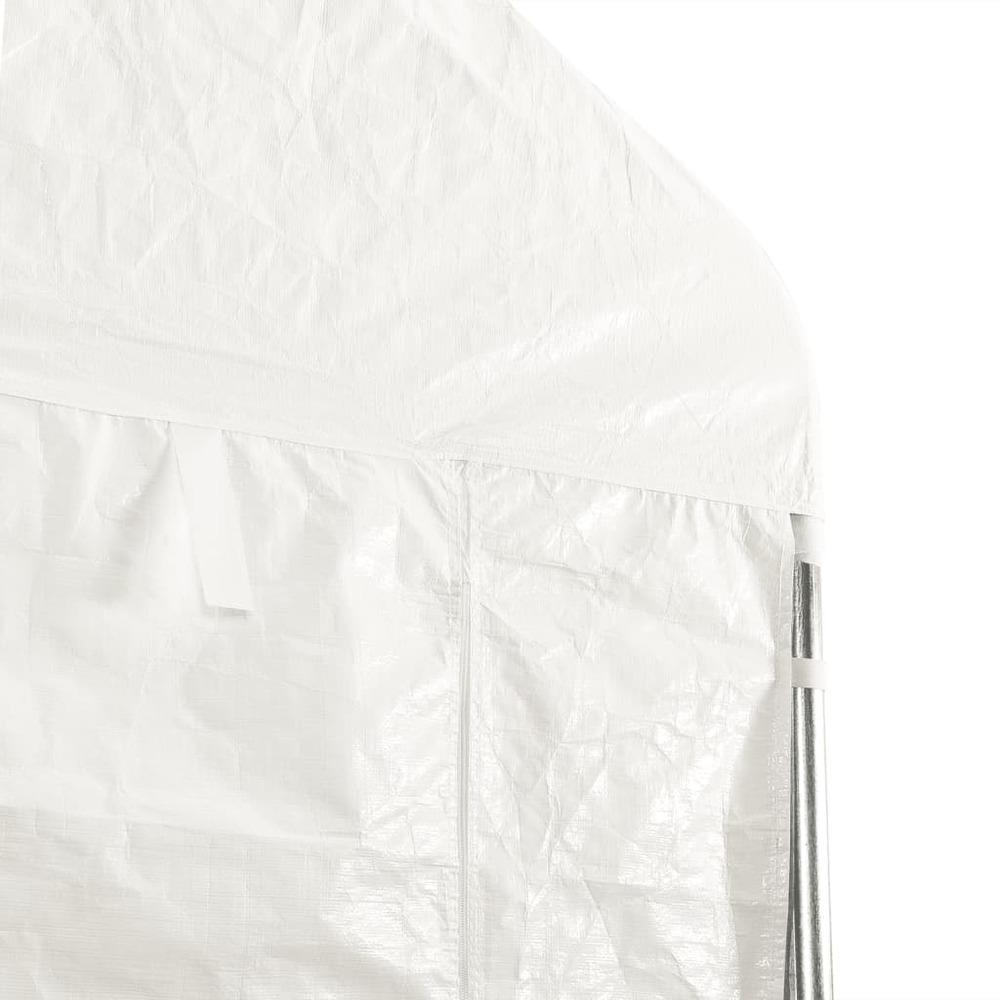 Belvédère avec toit blanc 11,15x5,88x3,75 m polyéthylène