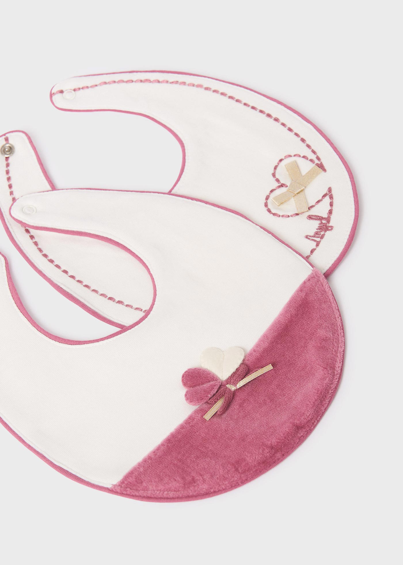 Conjunto de 2 babadores Better Cotton para bebês