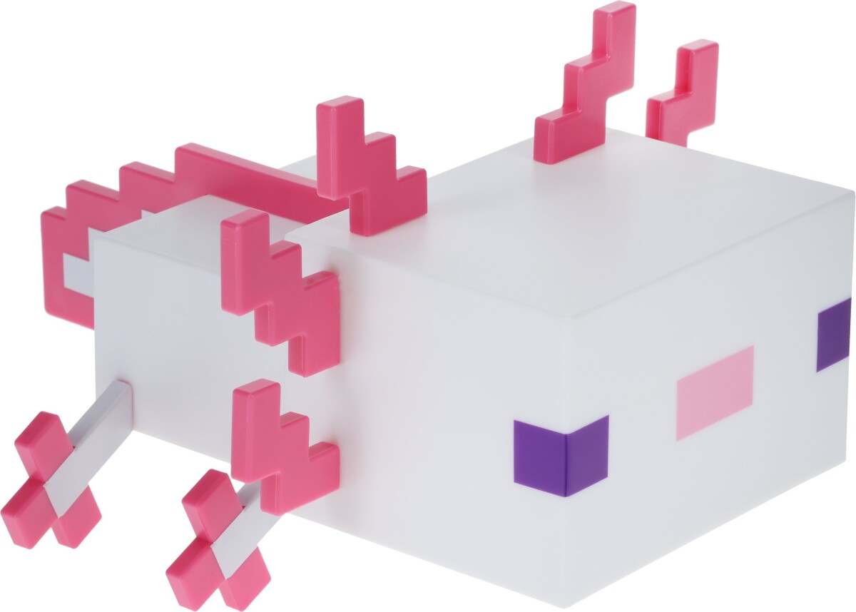 Minecraft Lampe - Axolotl - 20 CM