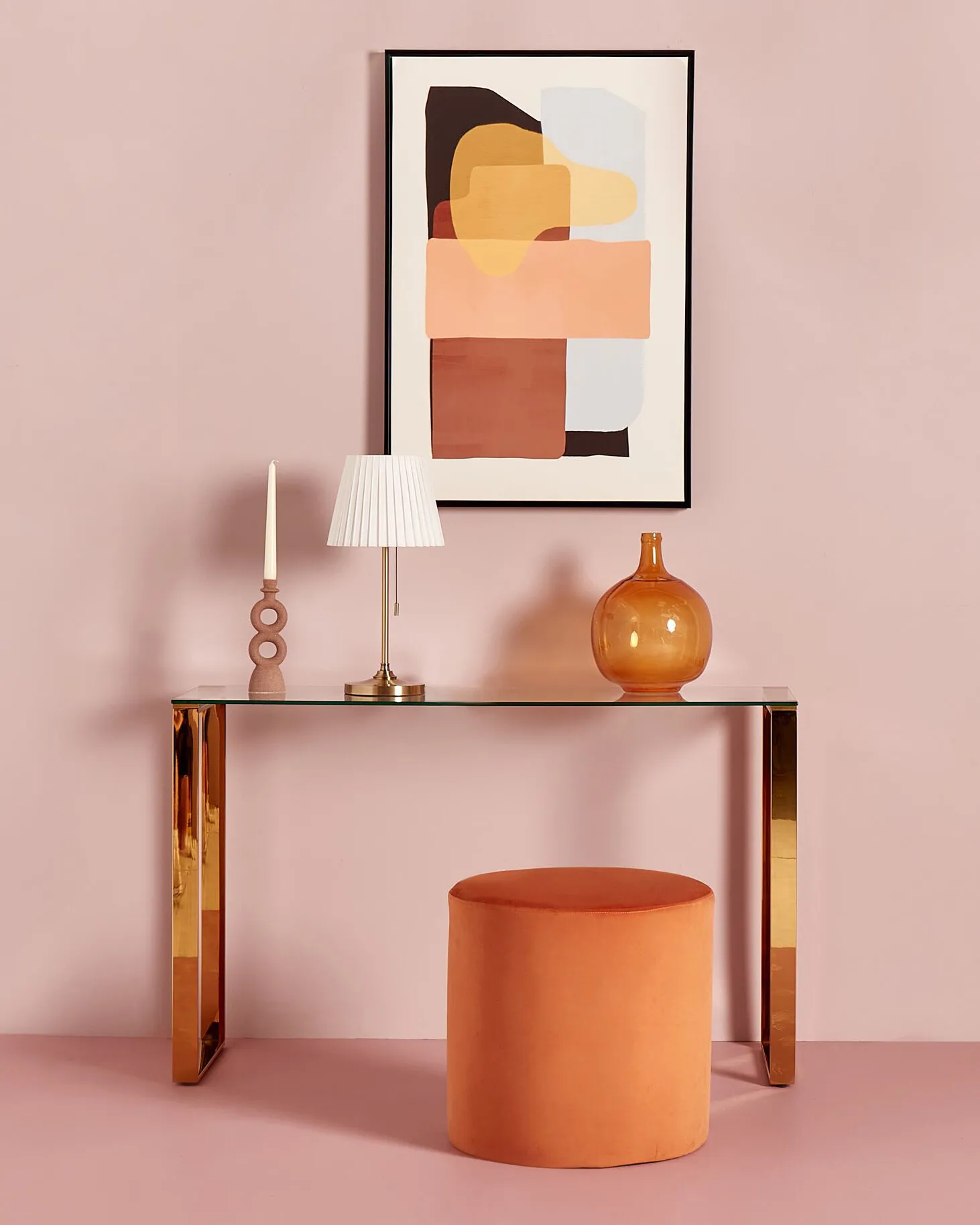 Sidetable TILON Veiligheidsglas Goud